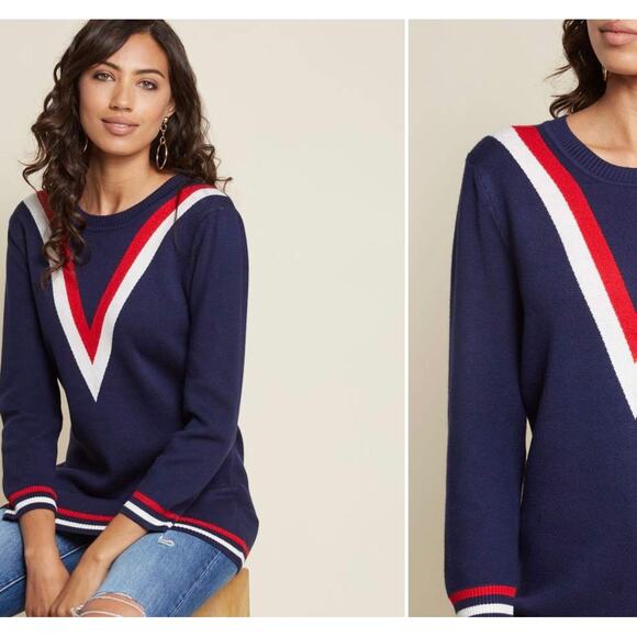 Modcloth Sweaters - ModCloth Well Prepped Knit Tunic Sweater